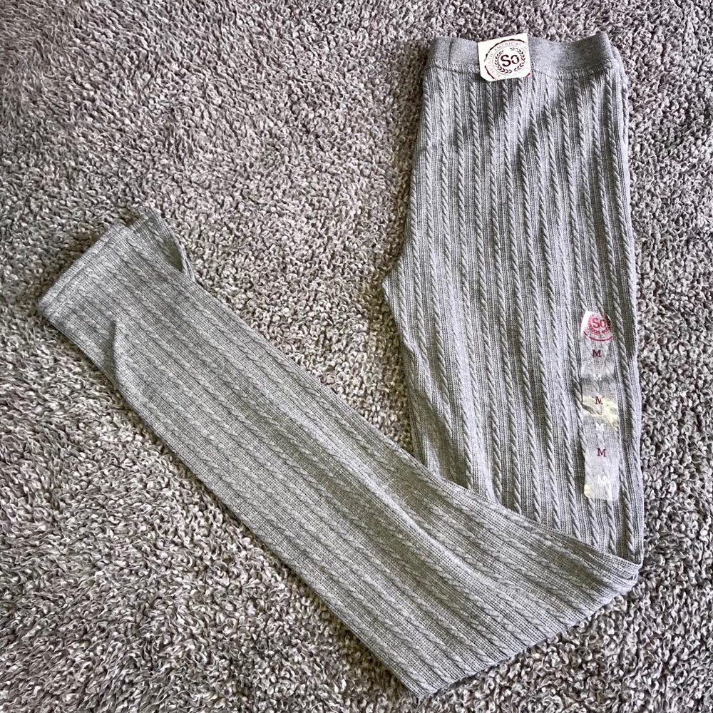 SO grey sweater leggings